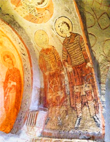 Cappadocia, cave church, painting